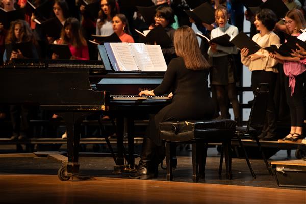2023 All County Chorus Students Performing